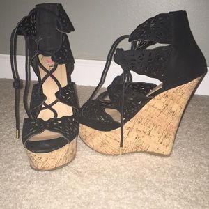 JustFab wedges